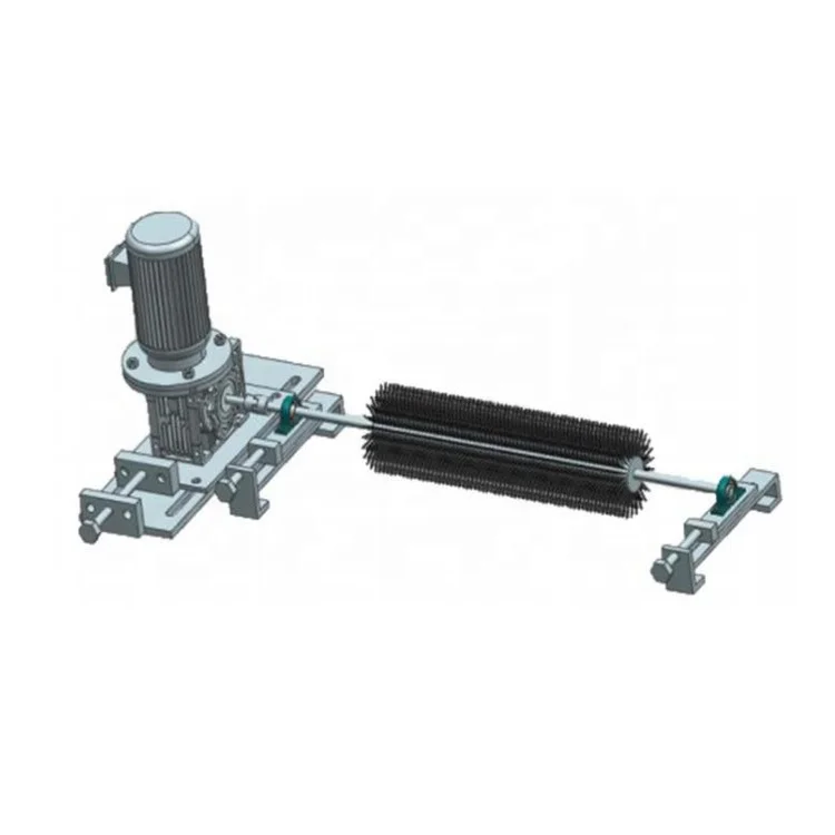 High Quality Motorized brush belt cleaner