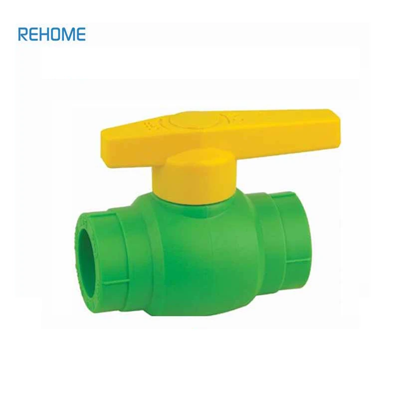 32mm Custom Plumbing Materials Female 1/2 Ball Valve Ppr Pp-r Plastic Polypropylene PPR Pipe Fittings for Water Supply