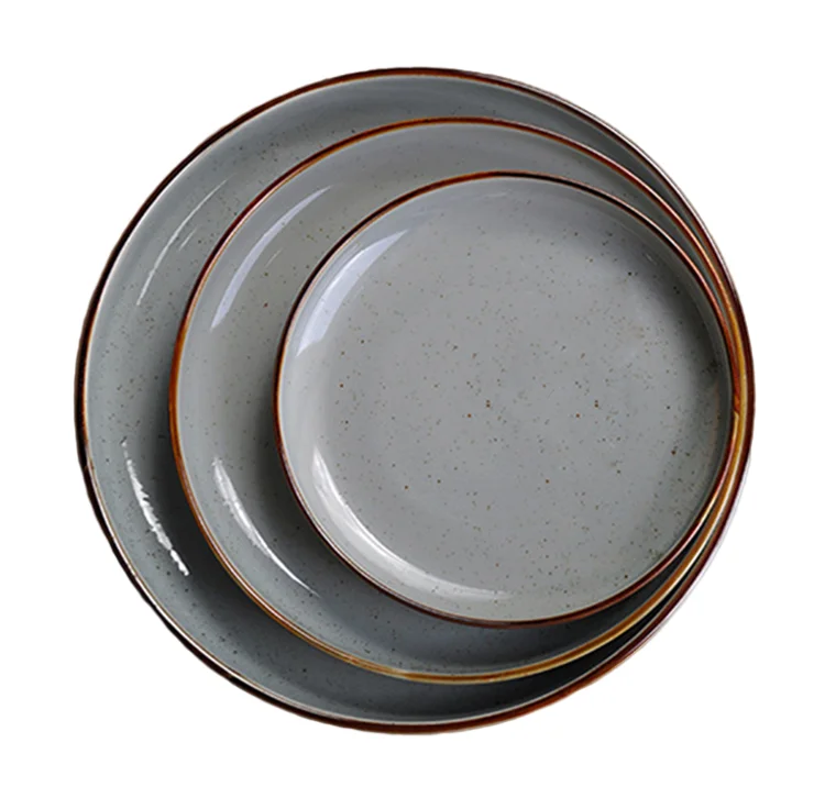 
Factory Produce Promotional Opal Glassware Plate Dinner Set 