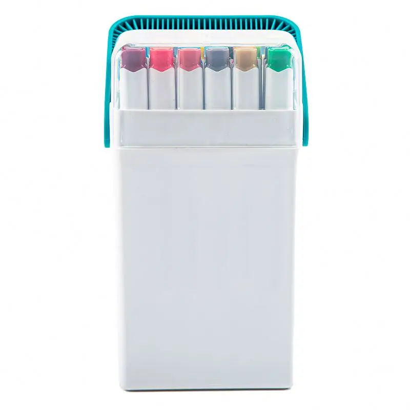 Hot Sale High Quality Art Paint Marker Pen Set Custom 24 Colors Markers For Drawing