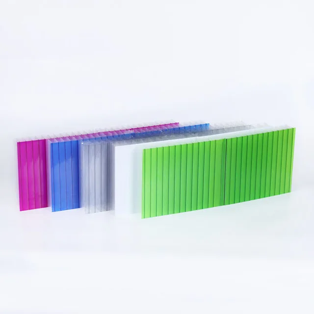 PC Multiwall Plastic Polycarbonate Roofing Sheet SHEET Greenhouses Lightweight Polycarbonate Hollow Sheet