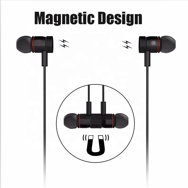 Magnetic Sports Hadphone Headphones Stereo Sleep Band Headphones Wireless BT headphones