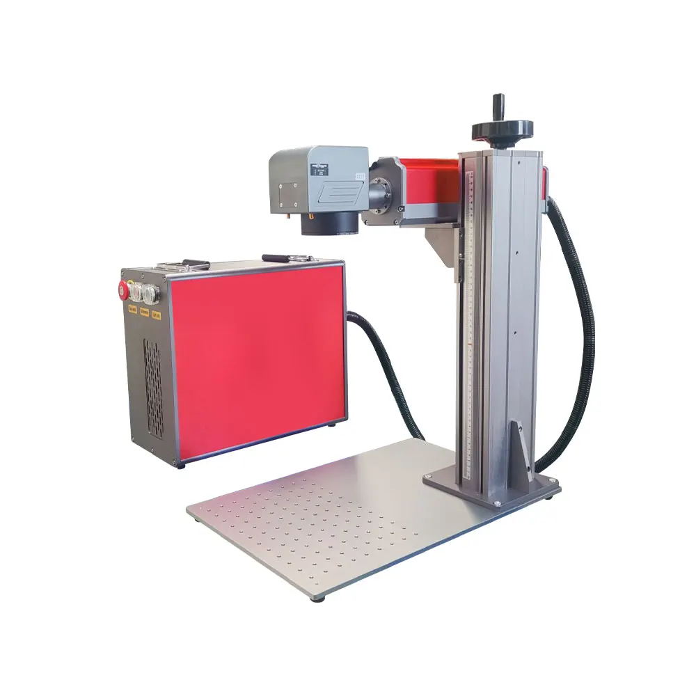 JPT Mopa laser marking machine 100W 60W 50W 30W Auto Focus 2.5D 3D fiber laser engraving machine for Jewelry Firearm Tumbler Mug