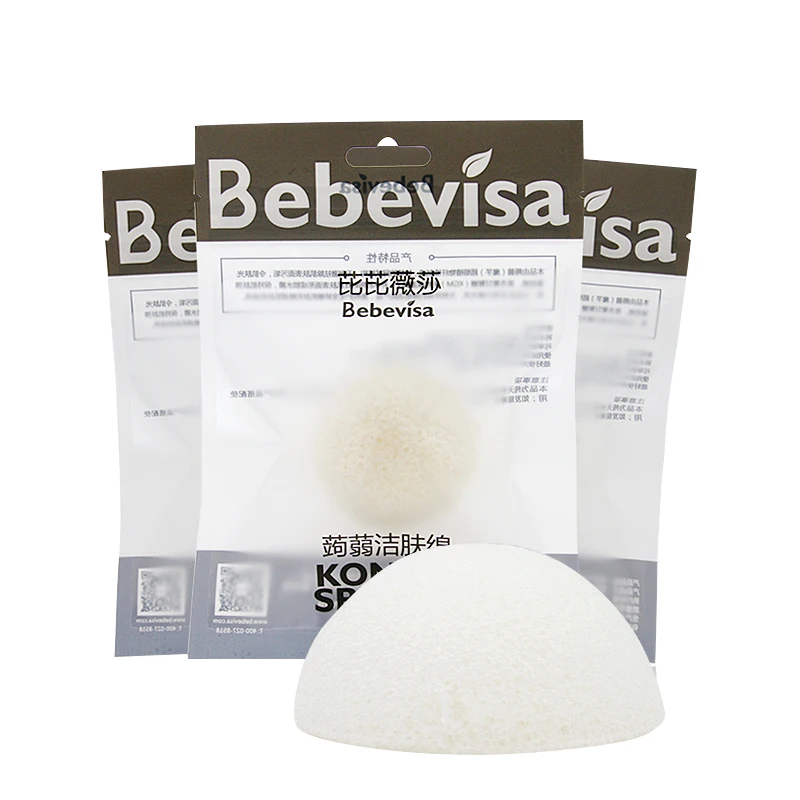 Customized Package Plastic Free Biodegradable Konjac Sponge Packaging