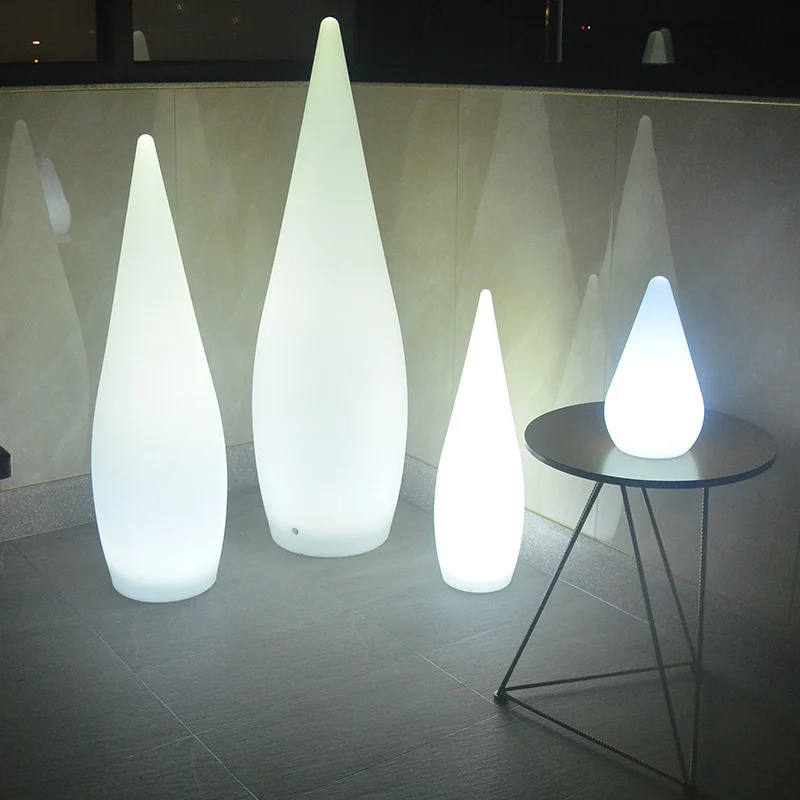 PE outdoor led standing floor lamp for event decoration contracted design lighting led floor lamp furniture