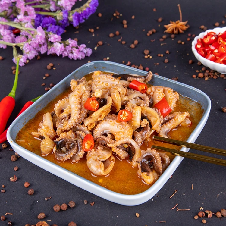 
Easy to carry new seafood cooked delicious octopus 