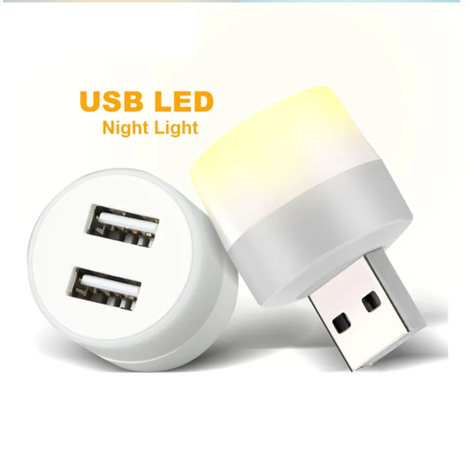 Eye Protection Reading Light Plug In Night Light Mini Portable USB Led Lamp For Power Bank PC Laptop Notebook