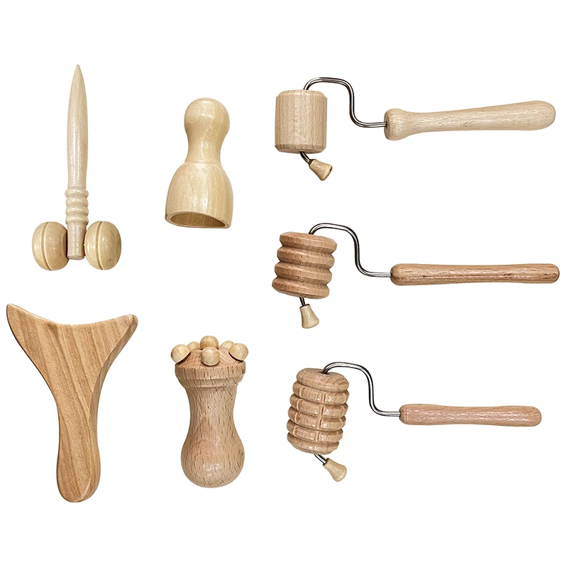 Древесный мини-массажер для ног