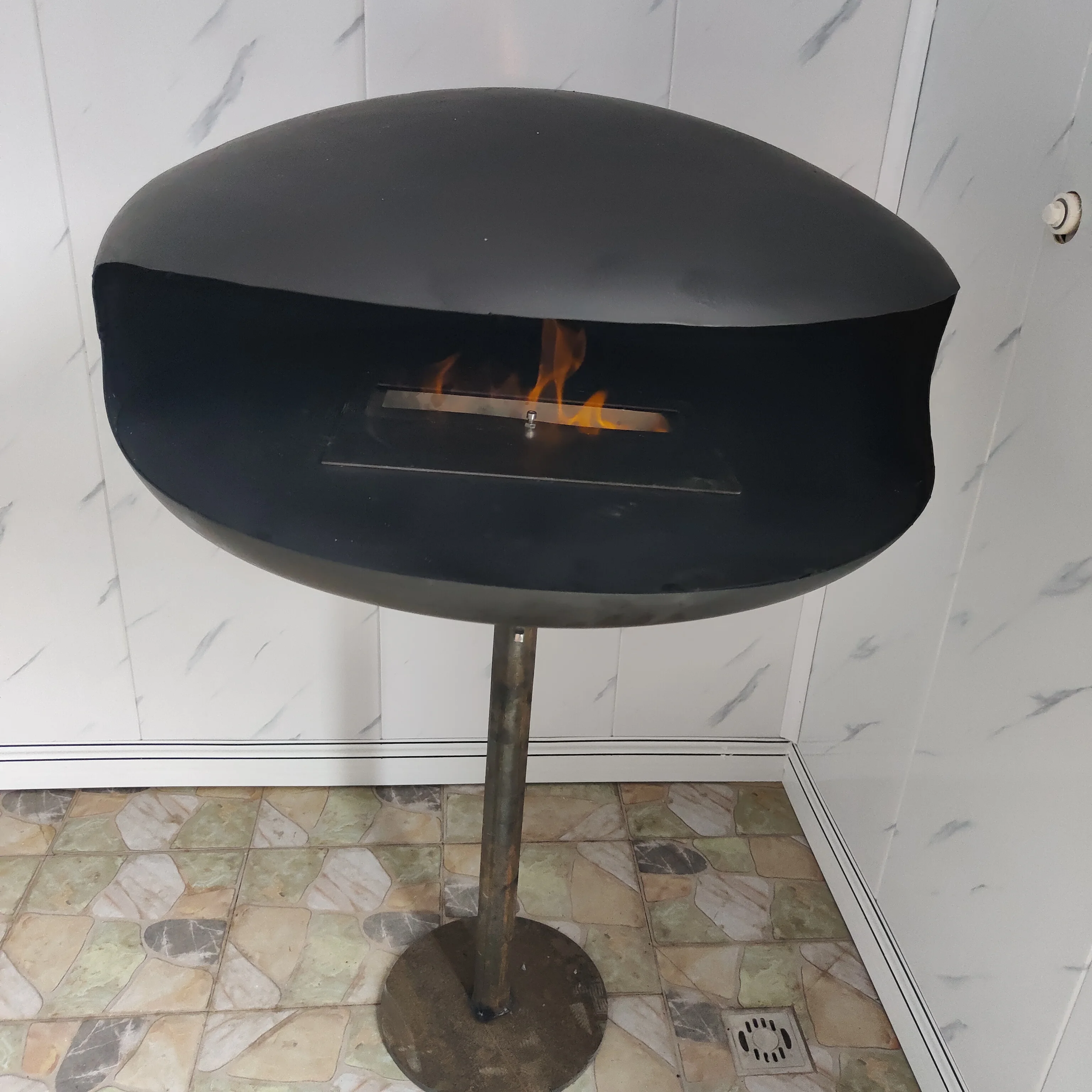 Freestanding ethanol fireplace indoor heating alcohol stove smokeless stove