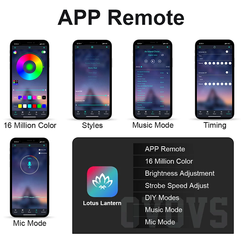 OVOVS другие аксессуары для автомобильных фар 4 шт. 12 В RGB синий-зубчатый контроль Автомобильная внутренняя светодиодная полоса освещения Ford Focus Mercedes-Benz