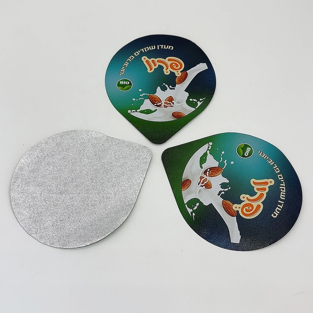 Fantasy Factory Custom Disposable Yogurt Bowl Coffee Capsule Die Cut Sealing Lids Aluminum Foil Sealing Film Cover