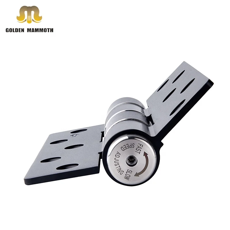 Keep Silent Aluminum Hydraulic Automatic Soft Closing E-type Door Hinges with Damping Buffer Function