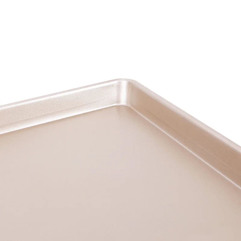 
CHEFMADE 400mm*600mm Large Non Stick Aluminium Foil Square Rimmed Stackable Cookie Sheet Cake Pan Baking Tray For bun Baking 