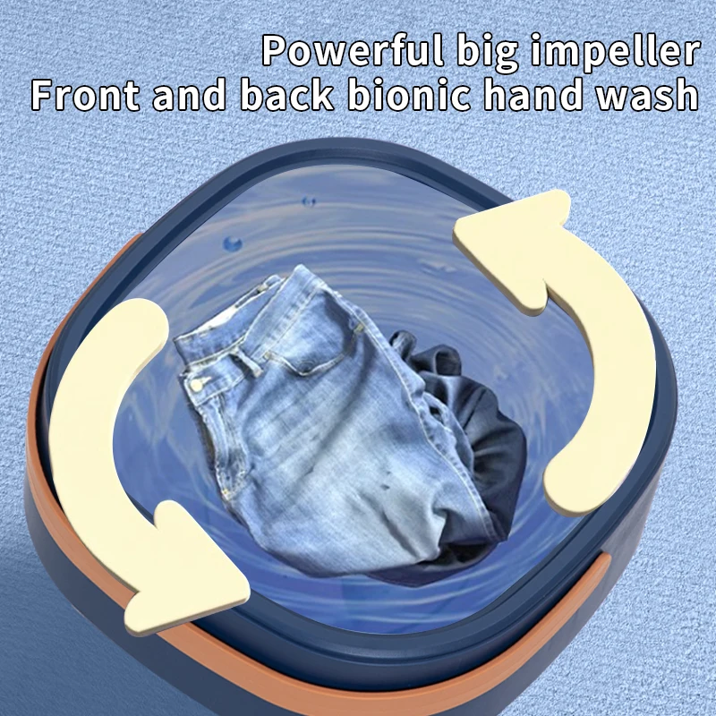 12L Underwear Socks Fully-automatic Electric Foldable Tub Laundry Washer Portable Mini Folding Washing Machine With Spin Dry
