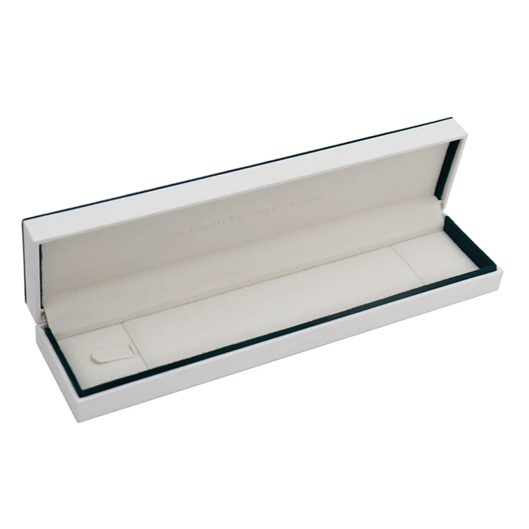 white jewelry ring box packaging jewelry packing box plastic jewelry box