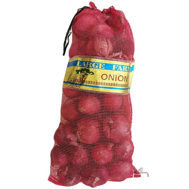 High Quality Agriculture Mesh Bags PP Leno Bag for Onion Potato Firewood