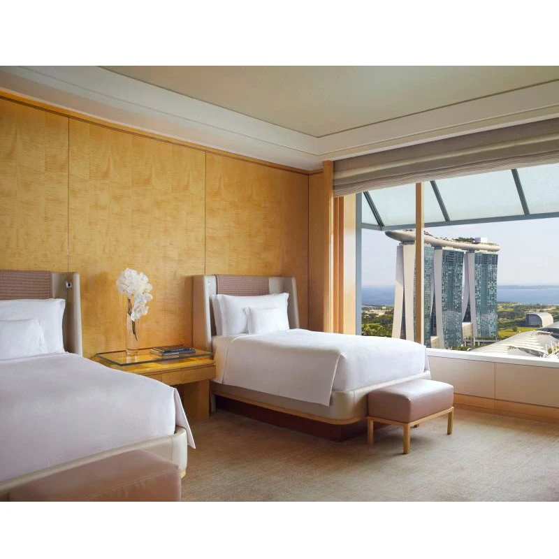 5-звездочный гостиничный набор мебели для спальни роскошный отель мебель для спальни две односпальные кровати для гостиничного номера мебель