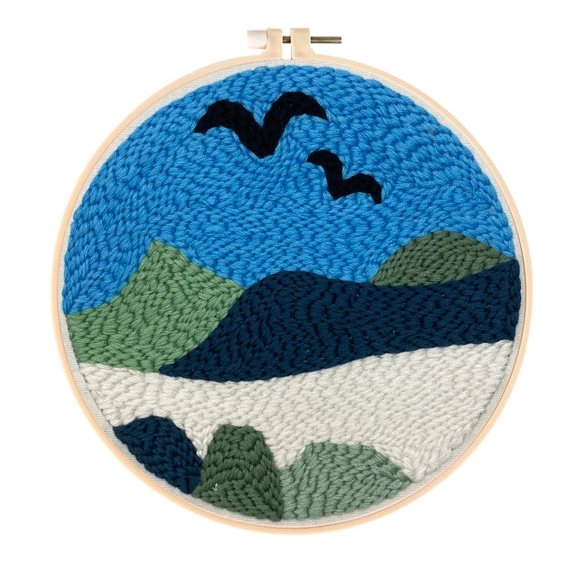 Room Decoration Handicraft Monks Cloth For Diy Embroidery Needlework Poke embroidery