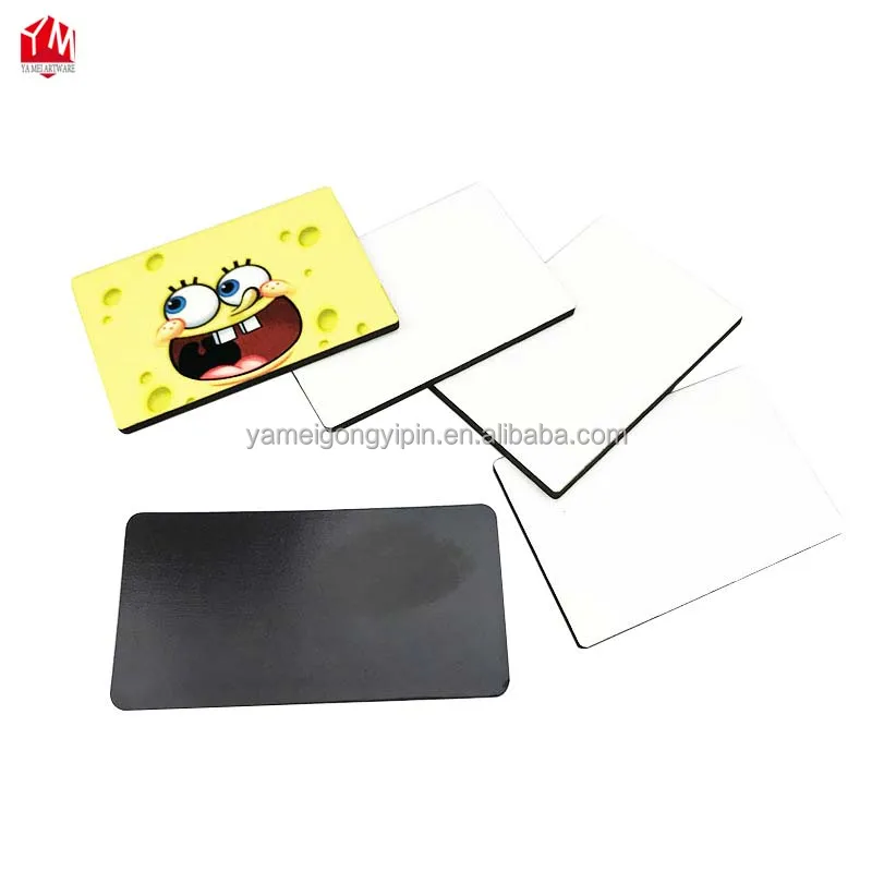 Wholesale Price Custom Blank Sublimation Mdf Refrigerator Magnet Sublimation Souvenir Fridge Magnet