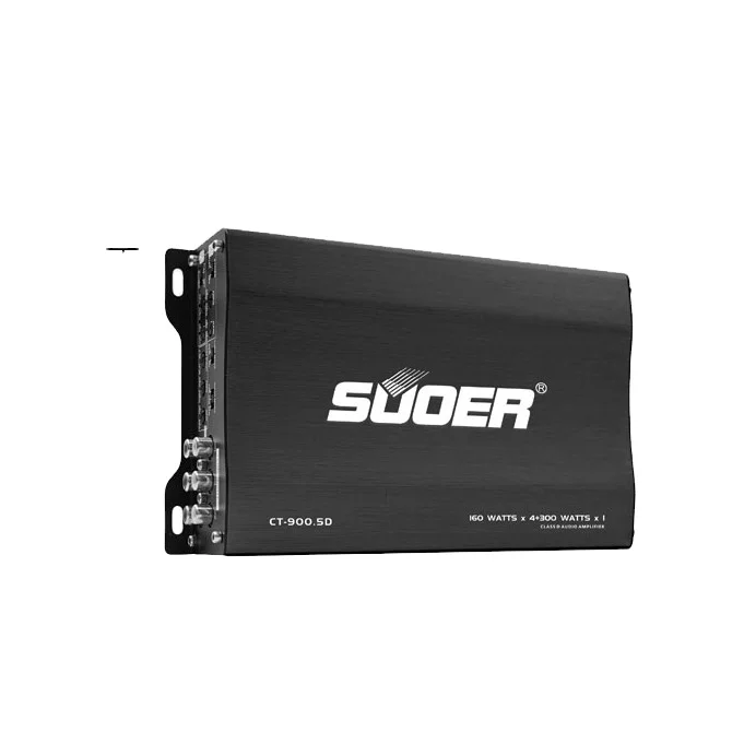 Suoer CT-900.5D-U car amp 5 channel 3000 watt subwoofer car power amplifier full range class D car amp