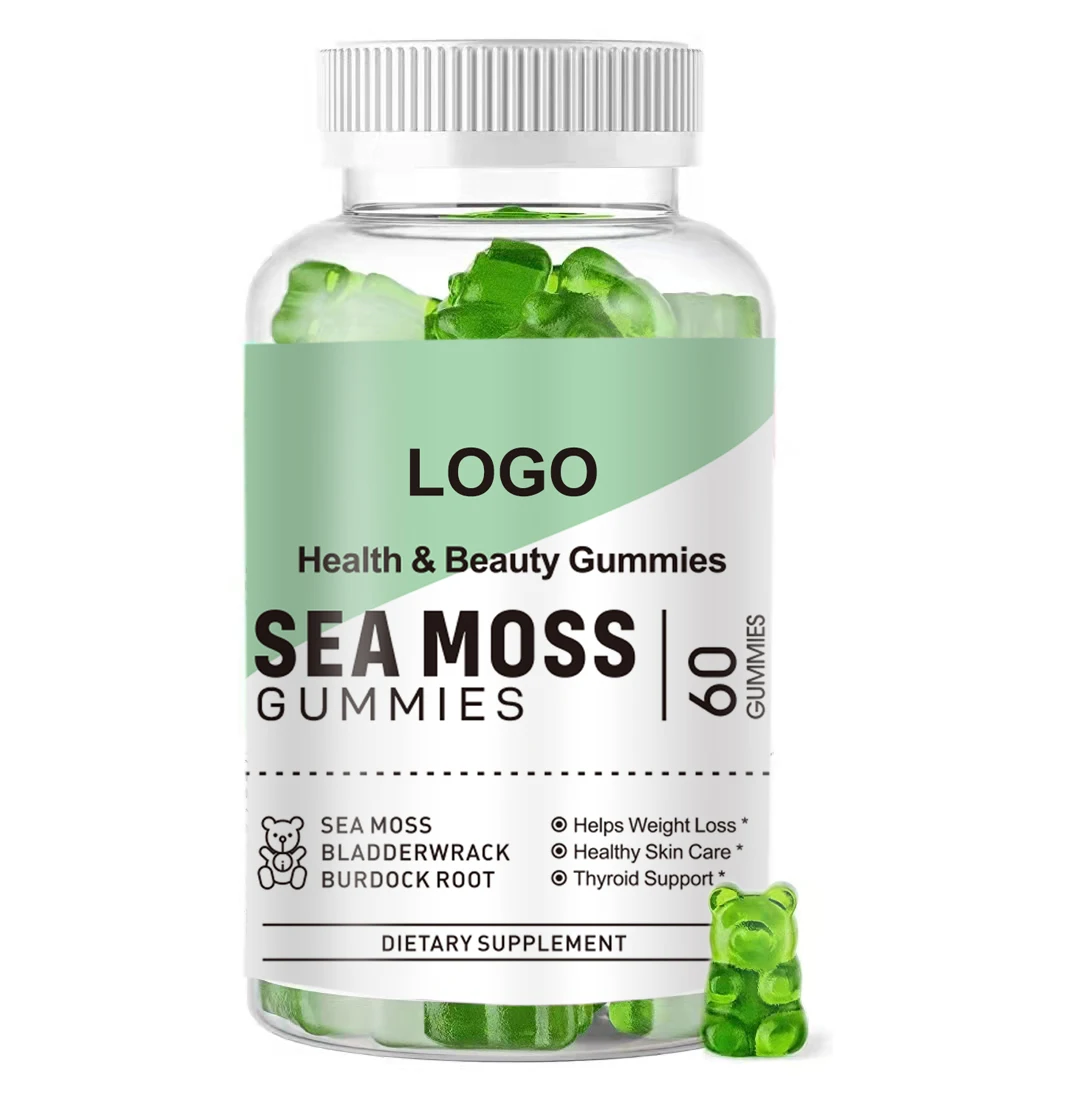 OEM private label manufacturers Organic Sea Moss Gummy Sea moss Supplements