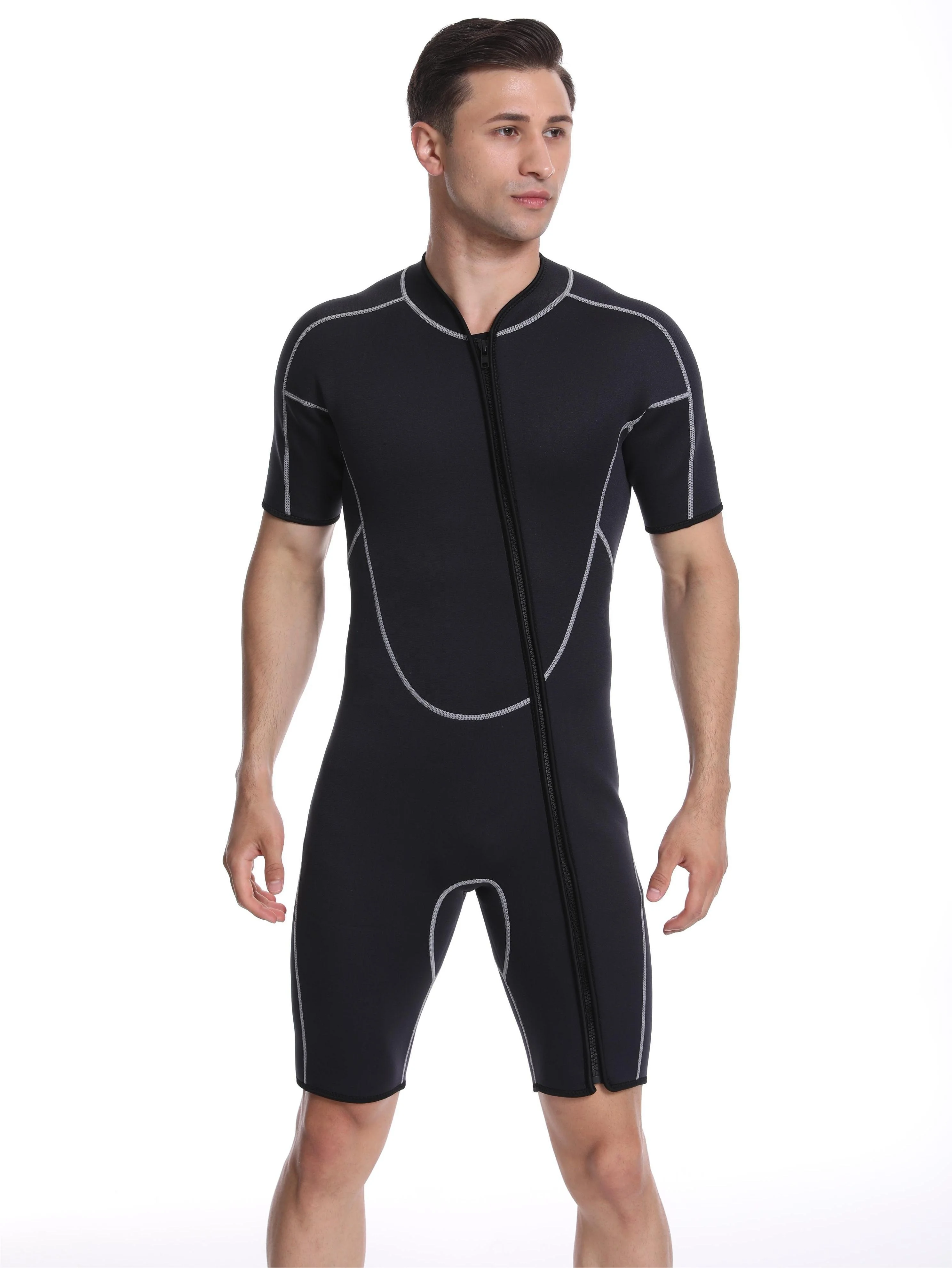 1.5mm 2mm 3mm Custom Shorty Neoprene Diving Suits Soft Sleeve Mens Surfing Swimming Freediving Wetsuit