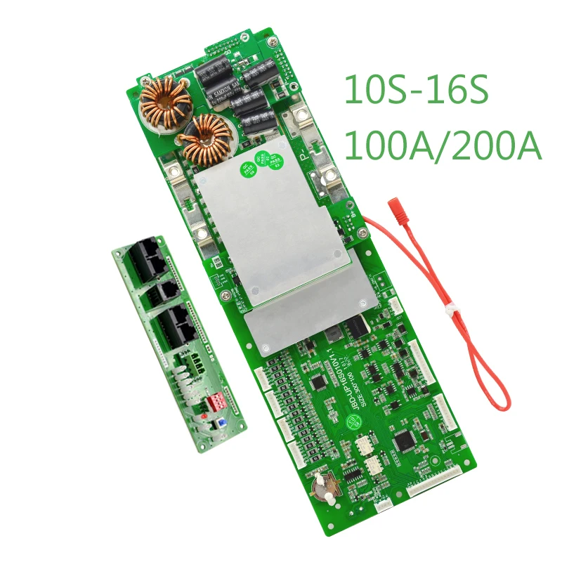 JBD SMART BMS UART/Rs485/CANBUS 48V lifepo4 16S 100A battery protection pack bms solar lithium batteries bms 48V 200A with lcd