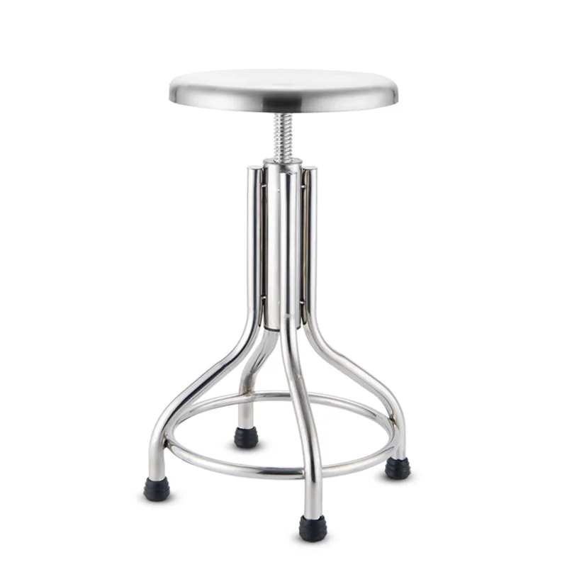 Factory Direct Sale Hospital Steel Height Adjustable Nursing Chairs Mobile Doctor Chair Stool Operation Stool