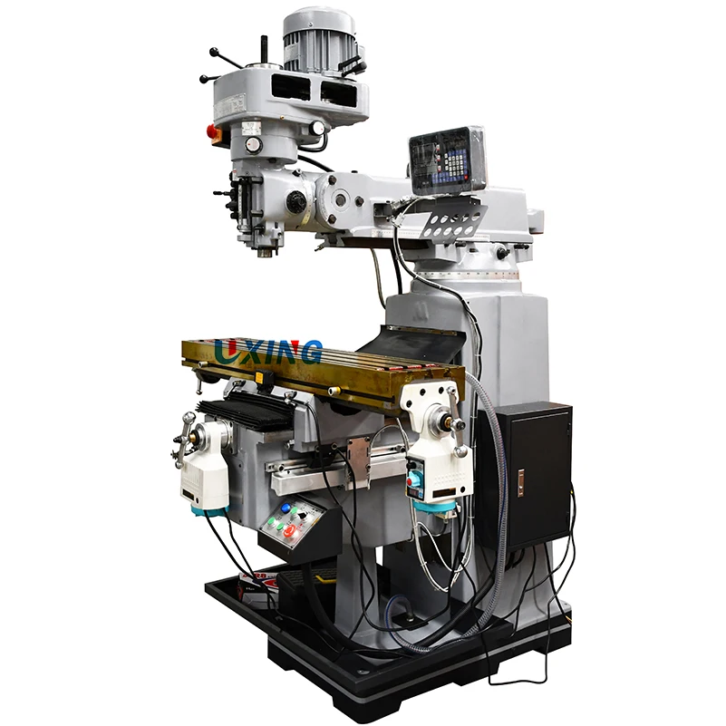 Taiwan turret and slotter head optional ram 3 axis DRO vertical milling machine fresadora X6325
