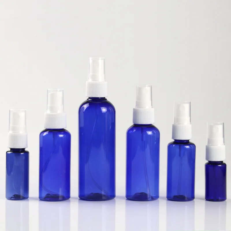 20ml 30ml 50ml 100ml 200ml amber blue white black green perfume spray plastic bottles Empty Fine Mist Plastic Mini Travel Bottle