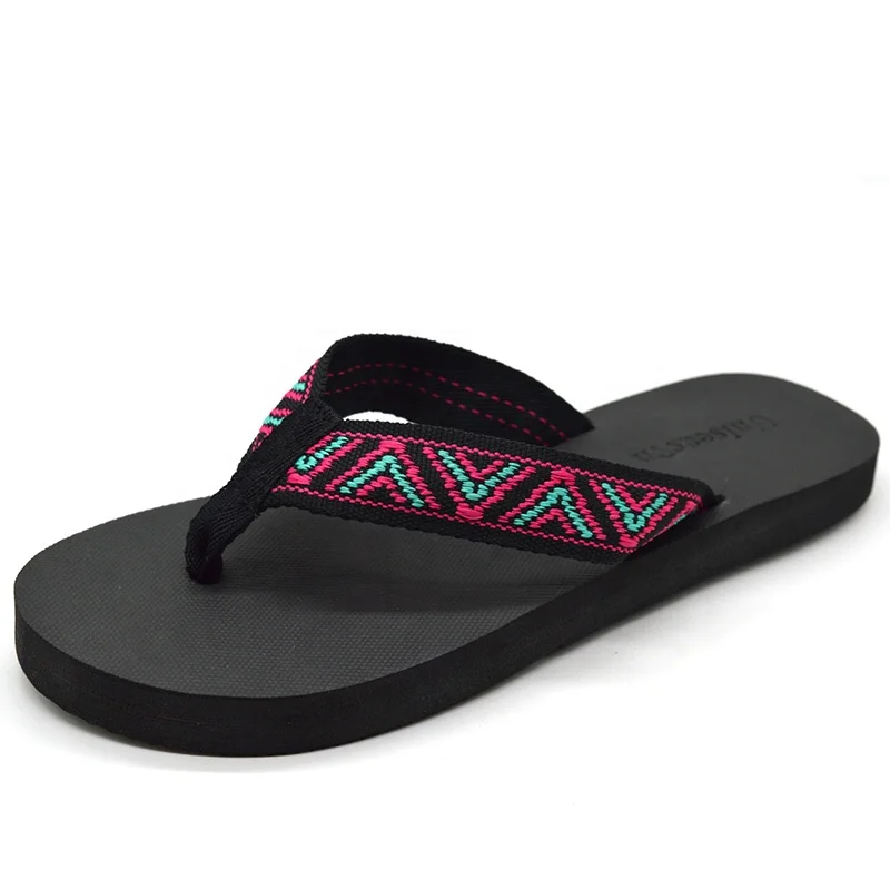 Bohemian Sandals Beach Flip Flops Beautiful Girls Flat Sandals