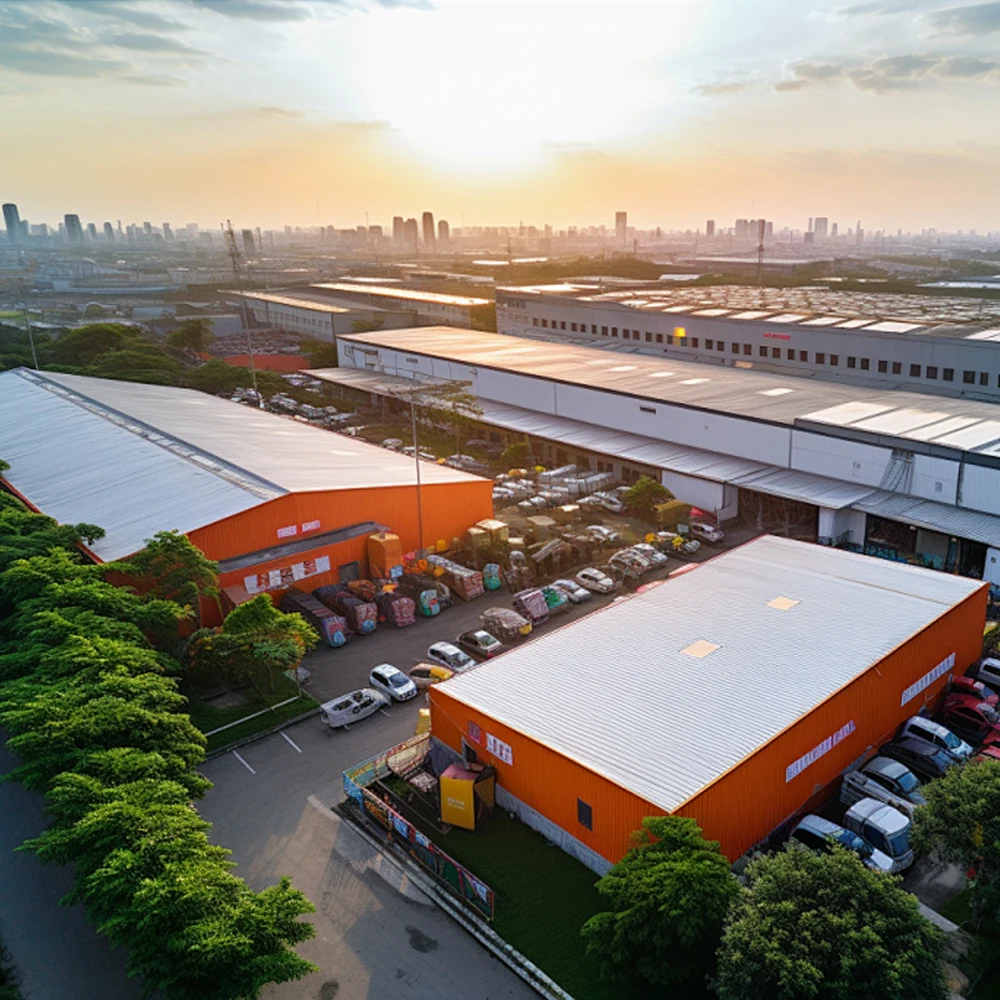 Metal Building Prefabricated Factory Building Metal Warehouse Steel Structure Logistics Factory