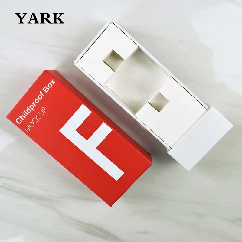 Childproof cartridge boxes slide drawer all paper tray safe lock child resistant cartridge box