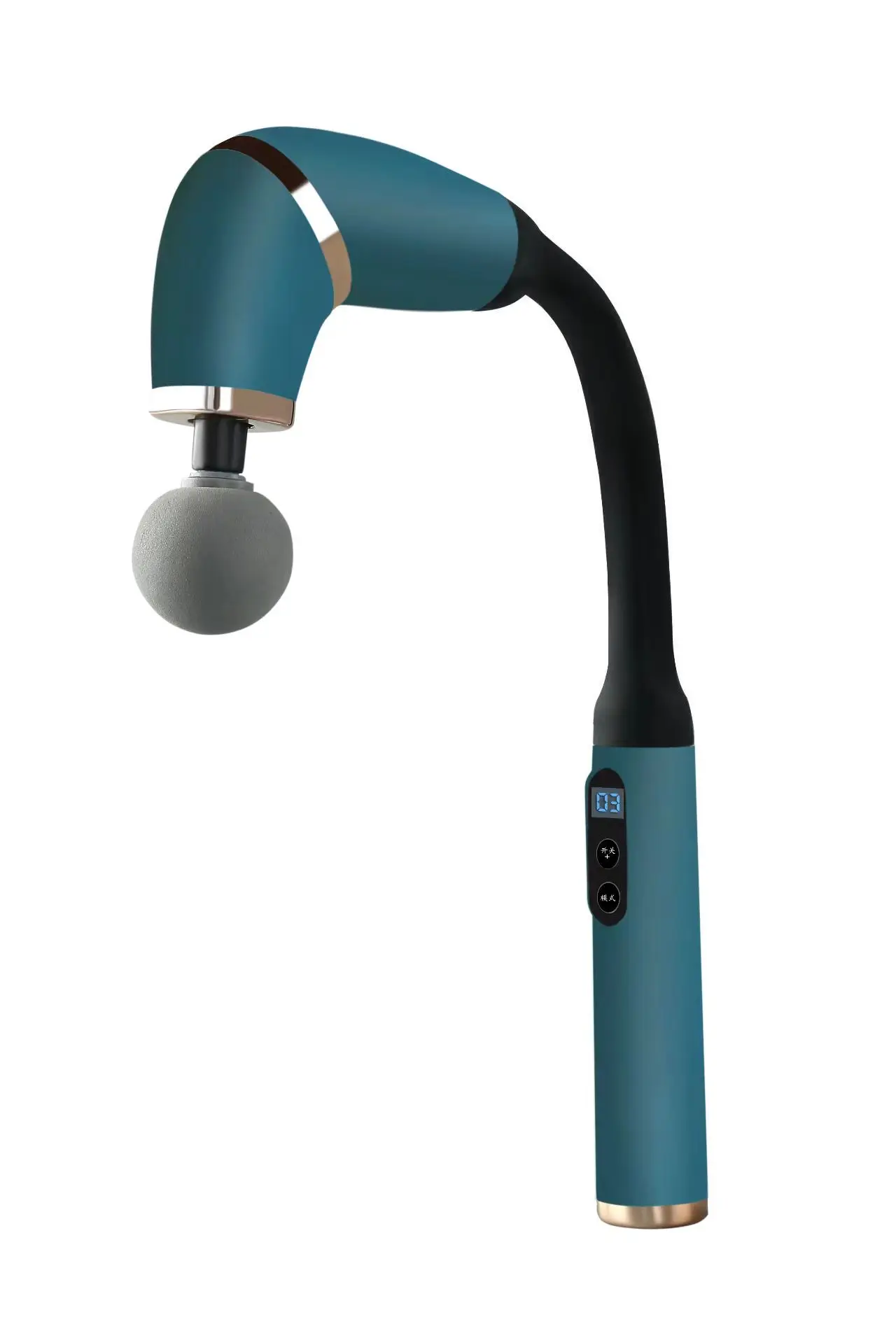 Massage Gun Deep Tissue with Long Handle for The Full Body,Pain Relief, Percussion Back Massager with Massage Heads,Relax Gift