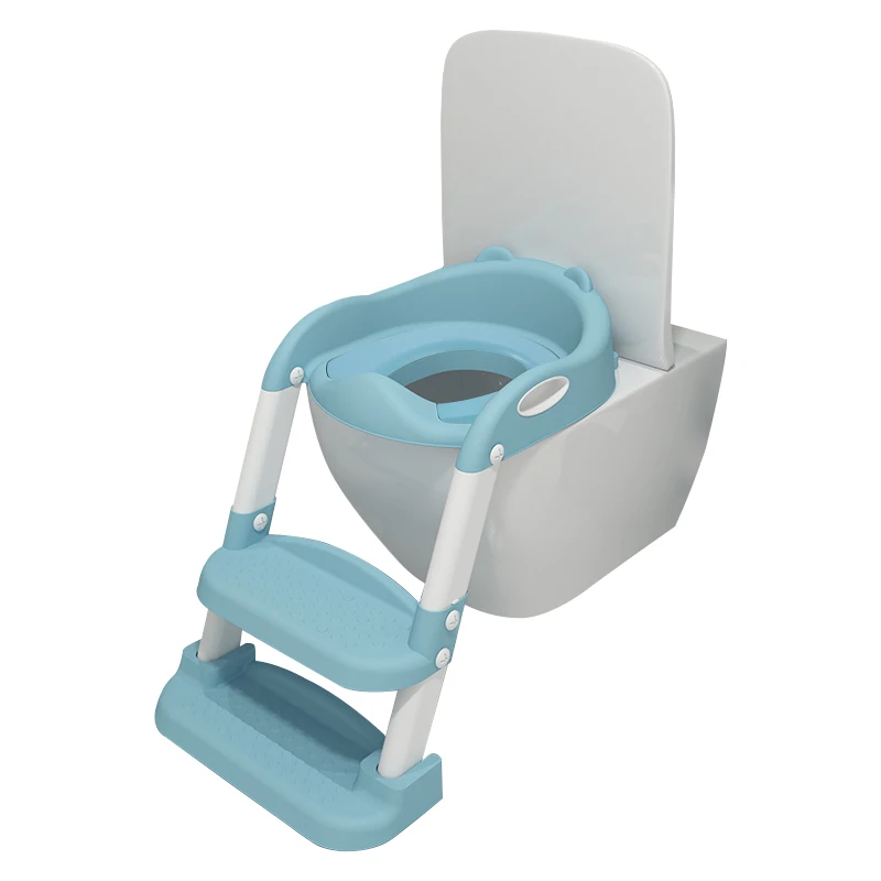 
Kids Plastic Travel Toilet Step Stool Potty Chair Trainer,Portable Foldable Baby Potty Training Seat With Ladder 