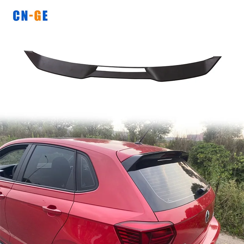 АБС-спойлер из углеродного волокна GTI багажник задний спойлер для Volkswagen VW Polo Plus 2011-2018