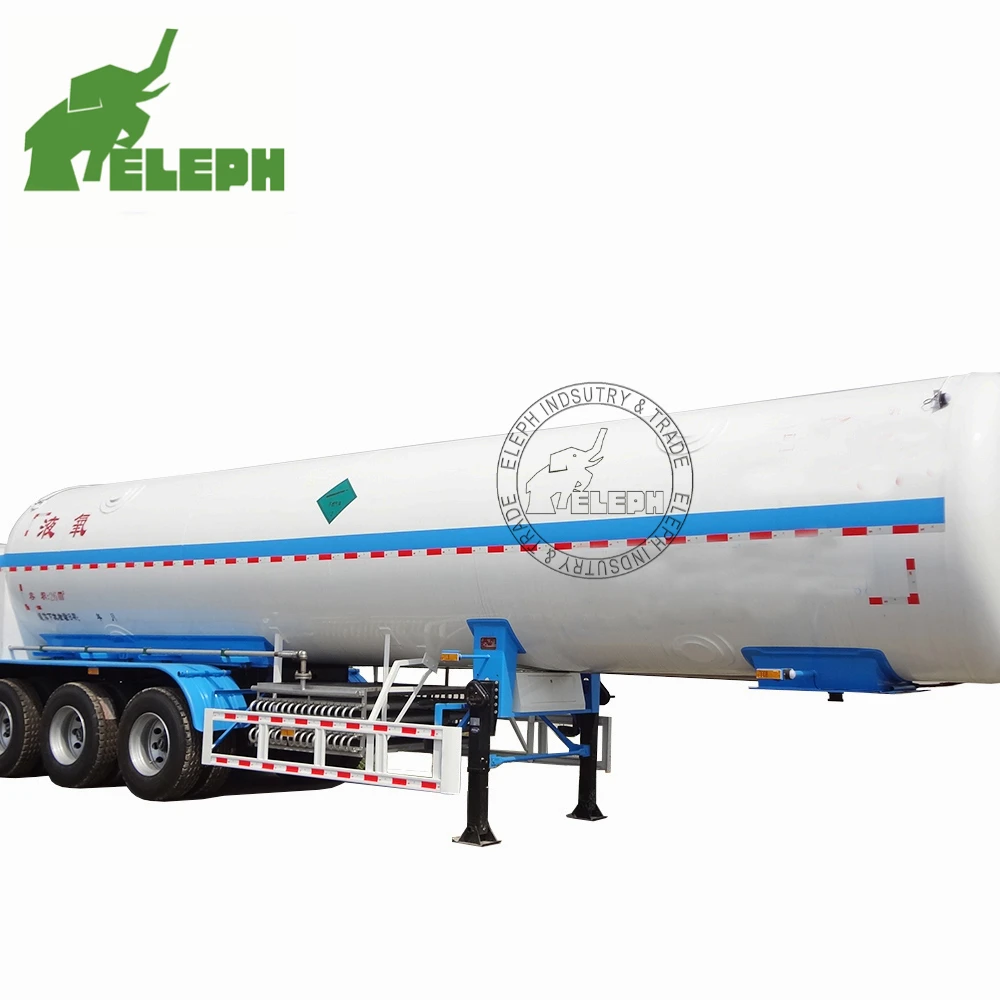 stainless steel lng plant gas storage tank semi trailer cryogenic tanker gas in kenya 07