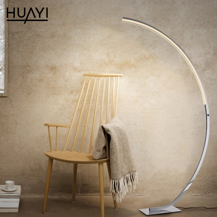KLUMIA Nordic Art Decorative Luxury Hotel Soft Corner Arc Stand Night Read Modern Led Floor Light
