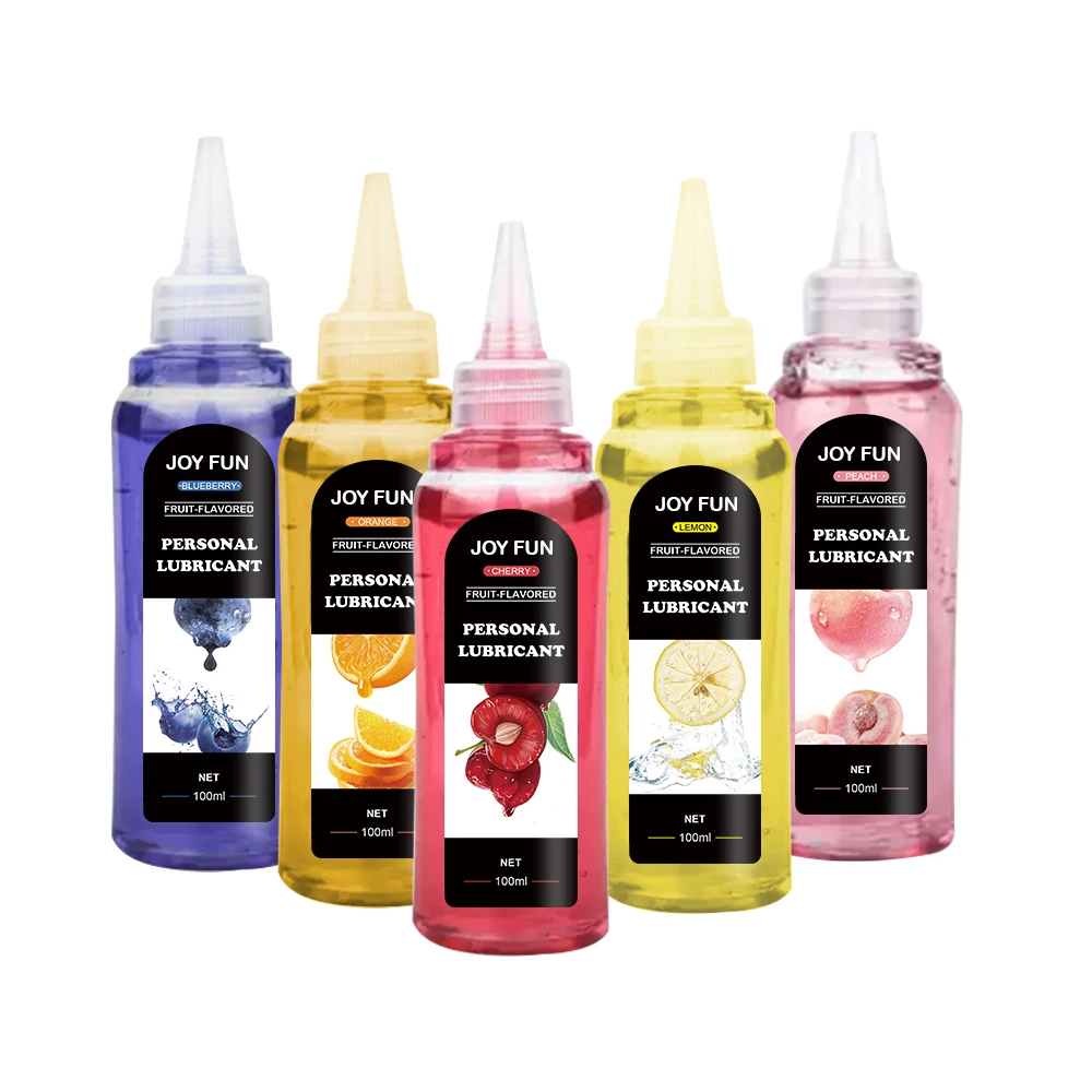 2023 China 200MLStrawberry/Blueberry/Cherry/Orange Edible Flavor Water Based Lubricant Sex Anal Oral Gel Lube For Couple