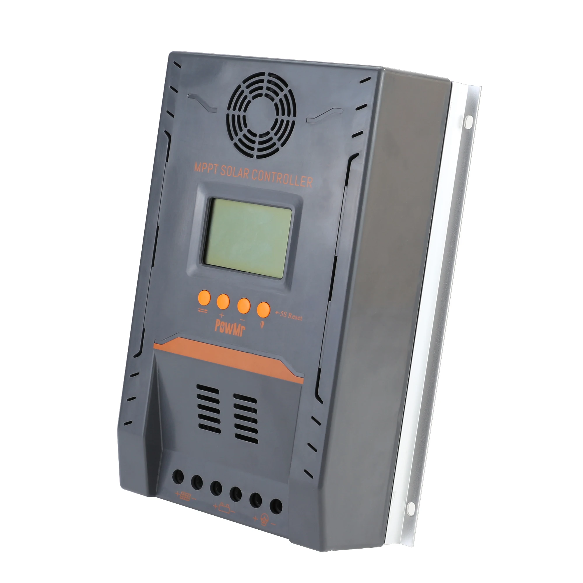 PowMr In Stock 100A Solar Panel Charge Controller 48V LCD Display Built-in MPPT Solar Controller