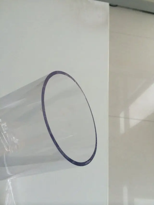 High Quality Transparent Clear Polycarbonate Pipe Colorful PVC PC PMMA Acrylic Plastic Tube