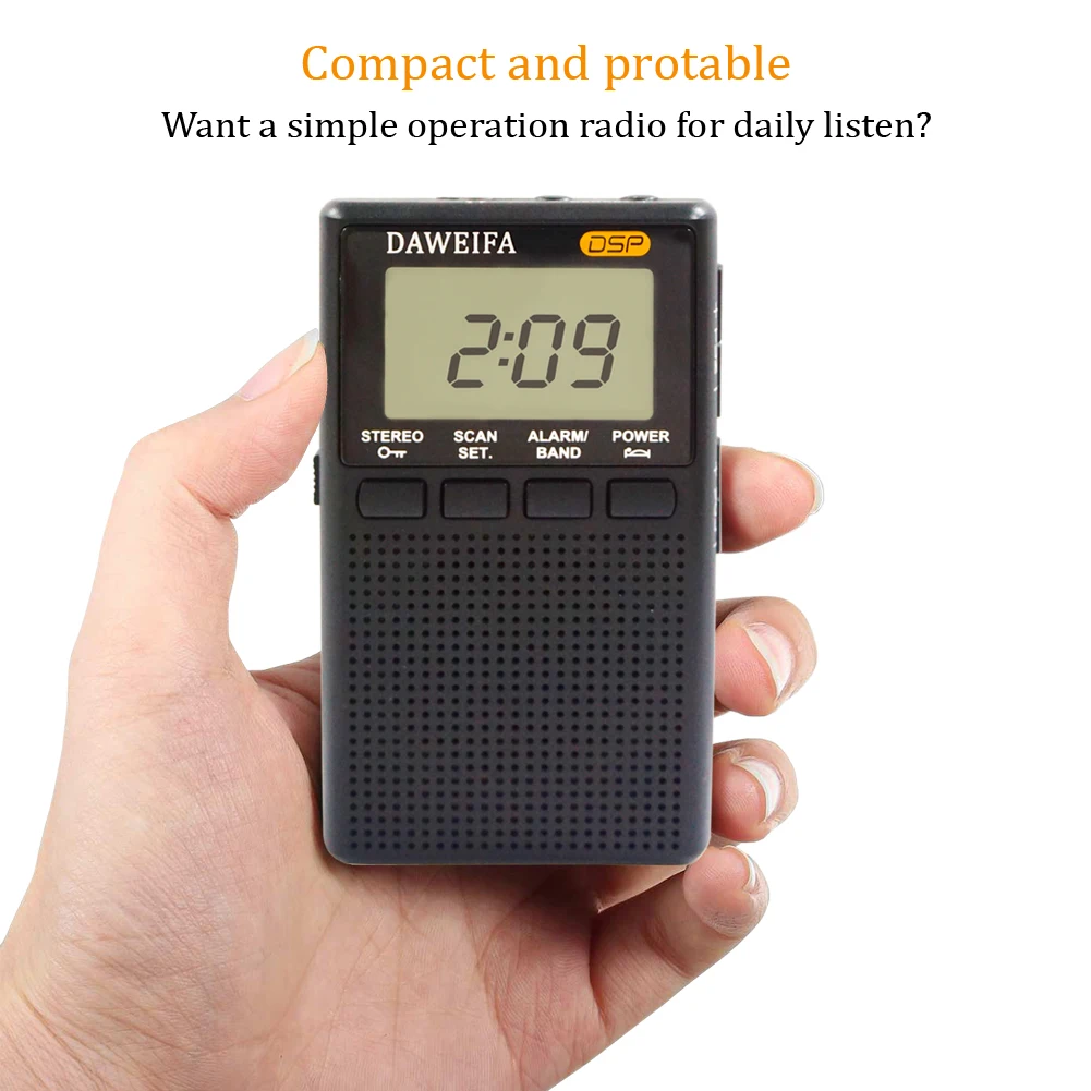 Hot Sale R209L DC 3V (UM-4)*2 Battery Am Fm Mini Radio With Earphone Jack