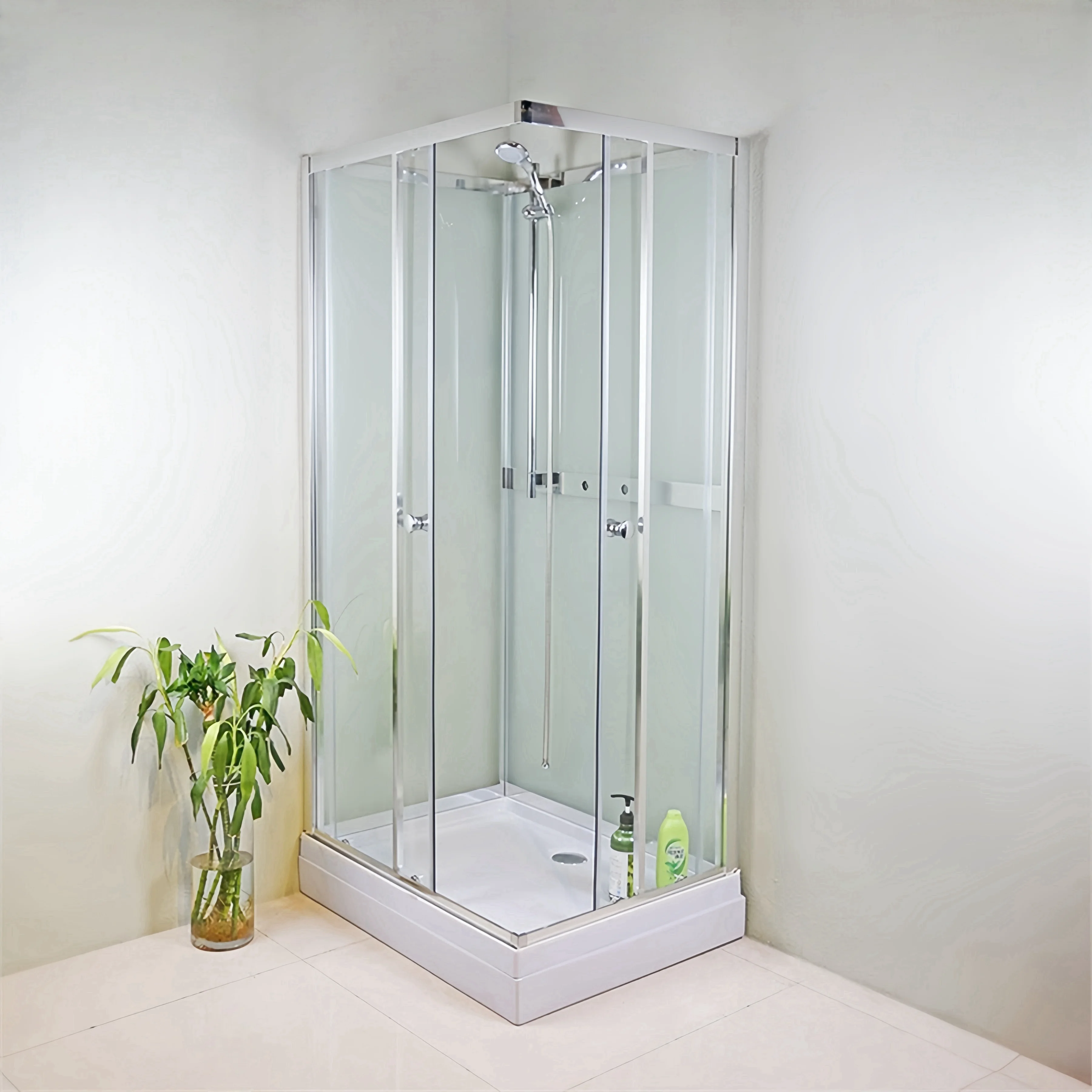 Oumeiga настраиваемый 70x90x200 см душевая кабина для домашнего использования полная раздвижная из закаленного стекла алюминиевый поднос
