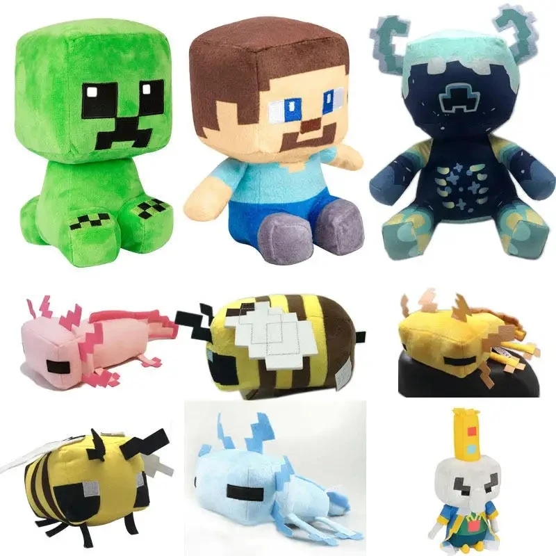 Wholesale Minecrafte My World Game Zombie Creeper Skeleton Man Stuffed Minecrafte Juguetes Plush Doll Toy