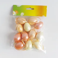 4cm S/12 Pearl Decorative Easter Egg Plastic Ornaments