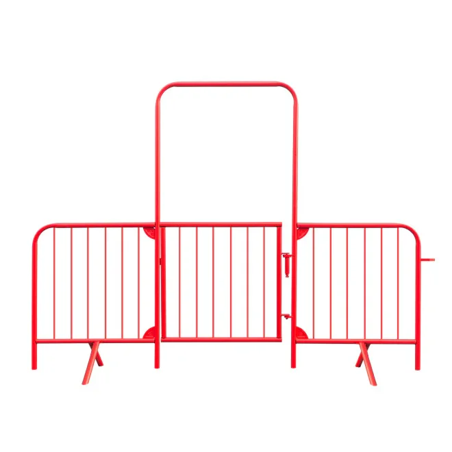 Переносные стальные защитные заборы для контроля толпы концертные баррикады с оборудованием спортивного поля и строительного барьера