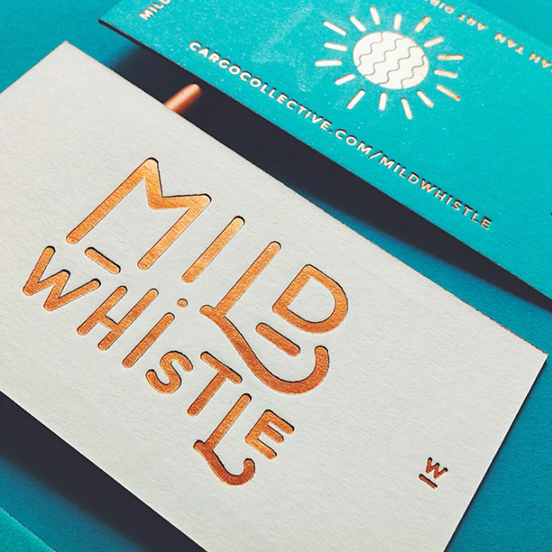 Customized special paper special material business card printing