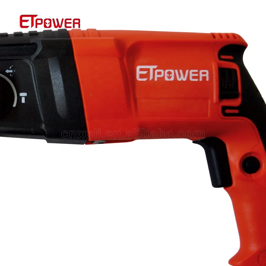 ETpower 800W Multifunctional 26MM Rotary Hammer with BMC Box 6pcs Accessories Interchangeable Spare Parts