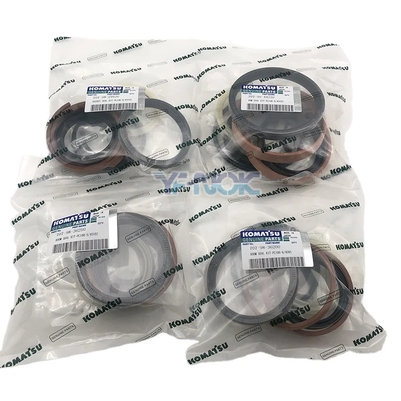 Excavator oil seal PC100-6/4D102 Bucket cylinder seal kit 707-98-27620 7079827620