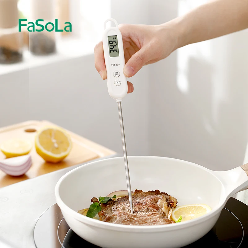 FaSoLa Grill Thermometers Meat Thermometers for Cooking Digital Food Probe for Kitchen Outdoor Grilling and BBQ